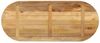 vidaXL Tischplatte 120x50x2,5 cm Oval Raues Massives Mangoholz 370108 Bild 5