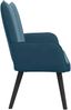 vidaXL Zweisitzer Sofa Blau 115 x 61 x 87 cm Samt 42028958 Bild 5