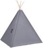 Kinder Tipi-Zelt mit Tasche Pfirsichhaut Grau 120 x 120 x 150 cm Bild 4