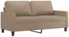 vidaXL 3-tlg. Sofagarnitur mit Kissen Cappuccino-Braun Kunstleder 3201417 Bild 4