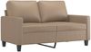 vidaXL 3-tlg. Sofagarnitur mit Kissen Cappuccino-Braun Kunstleder 3201417 Bild 3