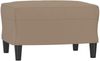 vidaXL 3-tlg. Sofagarnitur mit Kissen Cappuccino-Braun Kunstleder 3201417 Bild 5