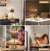 ZMH Nachttischlampe 2er Set Akku LED Kabellos Dimmbar Touch USB Stofflampenschirm Modern Für Schlafzimmer Küche Bild 5