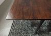 Esstisch Akazie 180x90x76 braun lackiert Beine anthrazit matt SWISS EDGE #23 Bild 5