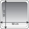 Ridder Badematte Carl grün, Höhe 55 mm, 100% Polyester-Microfaser Bild 3