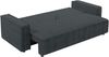 AX LIVING Aydin Cord Sofa 3 Sitzer Sofa mit Schlaffunktion Grau 238 cm Bild 4
