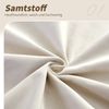 Merax Polsterbett, Kinderbett, Daybett, Stauraumbett, Schlafsofa 140x200 cm, mit Lattenrost, USB-Ladegerät, Stautasche, Jugendbett und Erwachsenen-Kinderbett,Samt, beige (ohne Matratze) Bild 5