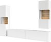 Home affaire Wohnwand Ava, Wohnzimmer-Set hängend/stehend montierbar, Vitrine, Lowboard, 3-tlg. Bild 3