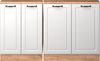 Küchenschrank für Dachschrägen R-Line Weiß Landhaus 140 cm 2er Set Vicco Bild 4