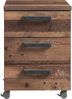 Rollcontainer CLIF 3 Schubladen Optik: Old Wood Vintage von Forte Bild 3