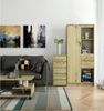 Home Collective Kommode 40 cm breit Holz Highboard Sideboard für Flur Schlafzimmer Wohnzimmer (Mehrzweckschrank Schrank schmal Kommode Schlafzimmer mit Schubladen), Kinderzimmer Organizer, 92 cm hoch mit 5 Schubladen Artisan Eiche Bild 3