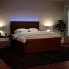 vidaXL Boxspringbett mit Matratze Rosa 200x200 cm Samt 3293307 Bild 4