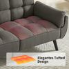 Jiexi Sofa Schlafsofa Länge inklusive Armlehnen 180cm Klappbares Verstellbare Bild 4