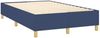 vidaXL Boxspringbett mit Matratze Stoff Blau 120x200 cm, Härtegrad: H2 [3137147] Bild 4