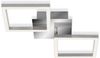 BRILONER - LED Deckenlampe mit warmweißer Lichtfarbe, schwenkbar, je 5,5 Watt, je 500 Lumen, Lampe, LED Deckenleuchte, Wohnzimmerlampe, Schlafzimmerlampe, Küchenlampe, 47x22,6x7,3 cm, Chrom-Alu Bild 3