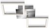 BRILONER - LED Deckenlampe mit warmweißer Lichtfarbe, schwenkbar, je 5,5 Watt, je 500 Lumen, Lampe, LED Deckenleuchte, Wohnzimmerlampe, Schlafzimmerlampe, Küchenlampe, 47x22,6x7,3 cm, Chrom-Alu Bild 1