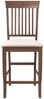 vidaXL Barhocker mit Kissen 2 Stk. Braun Massivholz Gummibaum 4102568 Bild 5