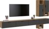 The One Wohnkombination in Basalt grau Nachbildung Bild 1