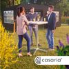 Casaria Stehtisch Höhenverstellbar Ø60cm Aluminium 70 cm / 115 cm Bistrotisch Bartisch Partytisch Bild 2