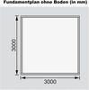 Gartenhaus Talkau 8 - 304x304 cm, 28 mm Holz terragrau, Karibu Bild 3