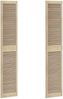 vidaXL Schranktür 2 pcs Natur 201 x 2,1 x 39,5 cm Massives Kiefernholz 42019273 Bild 2