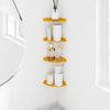 vidaXL Schwebendes Regal mit Regal 4 pcs Senfgelb 24 x 24 x 2 cm 8004105 Bild 4