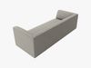 Micadoni Sofa Ruby 3-Sitzer Kord Scala Hellgrau Bild 3