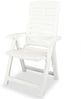 vidaXL Verstellbare Gartenstühle 2 Stk. Kunststoff Weiß 43895 Bild 3