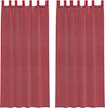 vidaXL Voile Vorhänge mit Schlaufen 2 Stk. Weinrot 140x245 cm 4102339 Bild 2