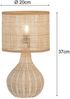 Fischer & Honsel 50733 Tischleuchte Nature Rebe natur 37cm E14 Bild 4