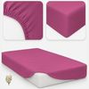 Strauss Home Spannbettlaken Premium 160 g/m² Gekämmte Baumwolle Jersey in Hotelqualität, Gummizug: Rundumgummi, OEKO-TEX®-zertifiziert - Hotelqualität – Formstabil & Langlebig Bild 4