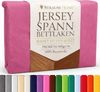 Strauss Home Spannbettlaken Premium 160 g/m² Gekämmte Baumwolle Jersey in Hotelqualität, Gummizug: Rundumgummi, OEKO-TEX®-zertifiziert - Hotelqualität – Formstabil & Langlebig Bild 5