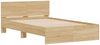 vidaXL Bettgestell mit Kopfteil Sonoma-Eiche 120x190 cm 3207513 Bild 4