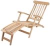 Garden Pleasure Teak Deckchair Garten Holz Relax Liege Sonnenliege Möbel Bild 4
