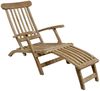 Garden Pleasure Teak Deckchair Garten Holz Relax Liege Sonnenliege Möbel Bild 3