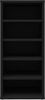 vidaXL Schuhschrank Schwarz 31,5x35x70 cm Holzwerkstoff 808983 Bild 5