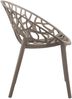 CLP 2er Set Gartenstühle Hope mit Lehne stapelbar wetterfest UV-beständig bis 150 kg,taupe Bild 5