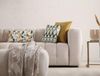 Sitzgruppe/Sofa Set - Wohnzimmergarnitur "Chrysanthemum" 3+3+1-white Bild 5