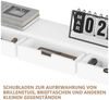 Woltu Wandregal, 2-tlg, mit 3 Schubladen, Schweberegal, Hängeregal, Wandboard, Wanddeko Bild 4