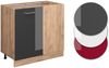 Vicco Küchenschrank Küchenzeile R-Line, Anthrazit Hochglanz, Eckschrank 86 cm, ohne AP Bild 5