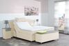 Meisterbetten Boxspringbett Huss 120x200 in VS-Creme, Matratzenbezug Nano, Ergoflex-Topper Bild 3