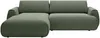 Vente-unique - MONELIA Sofa Stoff Grün - B 167 cm x H 81 cm x L 270 cm Bild 2