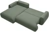 Vente-unique - MONELIA Sofa Stoff Grün - B 167 cm x H 81 cm x L 270 cm Bild 4