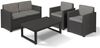 Allibert Loungeset Victoria Monaco mit Tisch Lyon anthrazit - Premium - Rattanoptik, wetterfest Bild 2