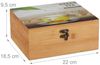 Relaxdays Teebox Bambus mit 6 Fächern Bild 5
