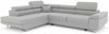 Stylefy Marokko Ecksofa Dunkelgrau Velours KRONOS Links Bild 2