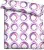Traumhaft schlafen - Castell - Markenbettwäsche Baumwoll Renforce Bettwäsche 0040759 KREISE, viola, 1x 155x220 cm + 1x 80x80 cm Bild 2