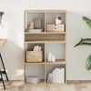 vidaXL Bücherregal Sonoma-Eiche 66x31x112 cm Holzwerkstoff 860303 Bild 3