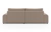 Ecksofa Lounge Schlaffunktion Bettkasten moderne L-Couch Ecke Links Hellbraun Bild 5