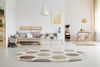 DomDeco Hochflor-Teppich Hochflorteppich Oval EXEMPT Beige-Grün, 160x229 cm, oval Bild 2